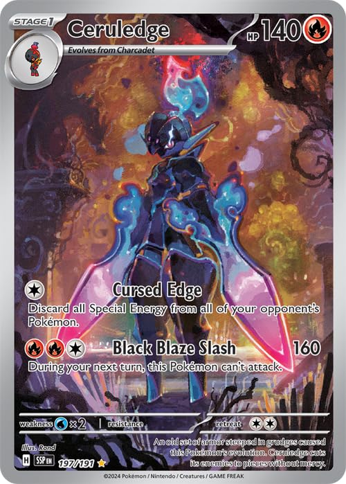 Ceruledge 197/191 - Surging Sparks - Illustration Rare Foil Card