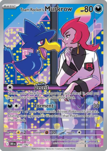 Team Rocket's Murkrow - 200/182 - SV10: Destined Rivals (DRI)