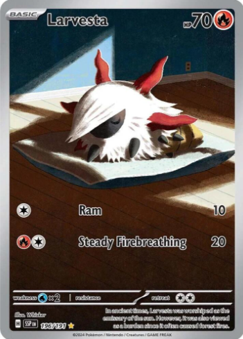 Larvesta - 196/191 - SV08: Surging Sparks (SSP)