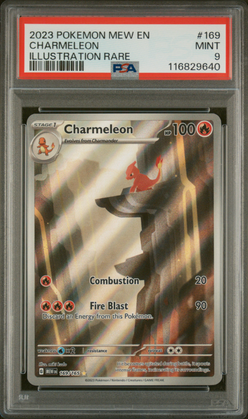 Sequential Cert PSA 9 Set Charizard Ex 199 Charmeleon 169 Charmander 168 SV 151